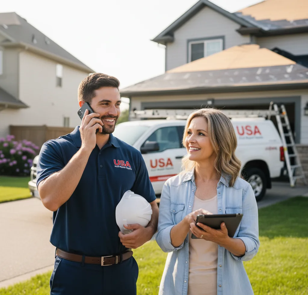 USA Roof Repair Experts customer support in Larkspur